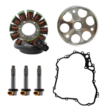 Photo of Kit Stator + Flywheel + Gasket + 3 Cap Coil for Ski-Doo Expedition Grand Touring GSX MXZ MX ZX Renegade 1200 2009-2016 by RM STATOR - Premium for UTVs / Side by Sides