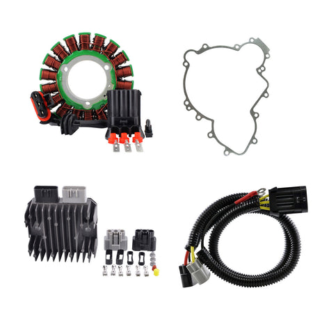 Photo of Kit Stator + Mosfet Regulator Rectifier + Gasket for Polaris RZR 900 / 1000 | General 4 | Ranger 900 | ACE 900 2013-2024 by RM STATOR - Premium for UTVs / Side by Sides