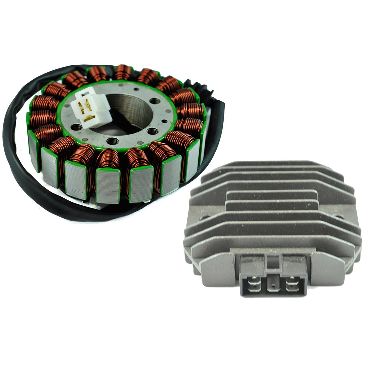 Photo of RM STATOR Kit Stator + Voltage Regulator Rectifier for Yamaha YZF R6 1999-2002 by RM STATOR - Premium for UTVs / Side by Sides