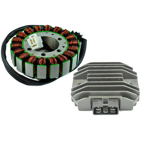 Photo of Kit Stator + Voltage Regulator Rectifier for Yamaha YZF R6 1999-2002 by RM STATOR - Premium for UTVs / Side by Sides