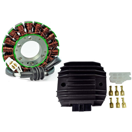 Photo of Kit Stator + Voltage Regulator Rectifier for Yamaha YZF R6 / R6S 2003-2009 by RM STATOR - Premium for UTVs / Side by Sides