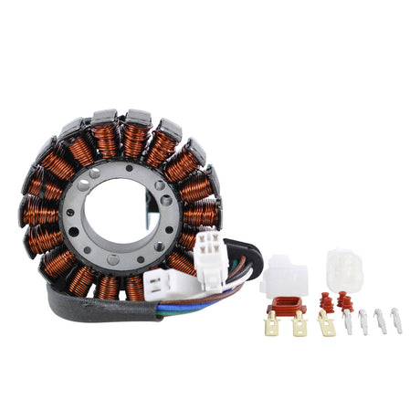 Photo of Kit HO Stator + PeakRPM CDI Box + External Ignition Coil + Crankcase Cover Gasket for Suzuki LTZ 400 Quadsport 2003 2004 by RM STATOR - Premium for UTVs / Side by Sides