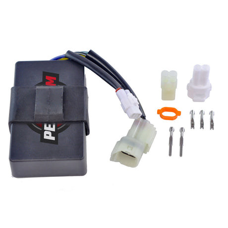 Photo of Kit PeakRPM CDI Box + Voltage Regulator Rectifier for Kawasaki KLF 400 Bayou 1993-1999 by RM STATOR - Premium for UTVs / Side by Sides