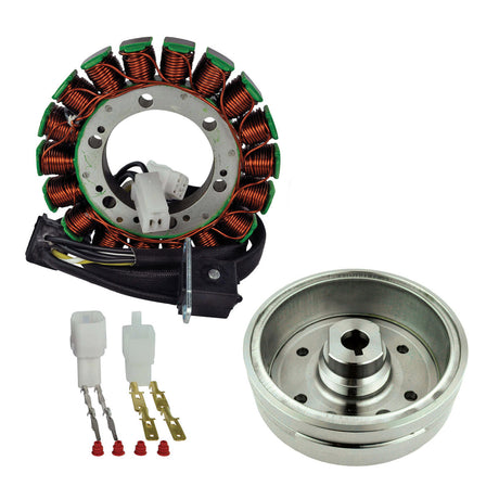 Photo of Kit Stator + Improved Magneto Flywheel for Suzuki LTA 400 Eiger / LTF 400 Eiger Arctic Cat 375 400 2002-2008 by RM STATOR - Premium for UTVs / Side by Sides