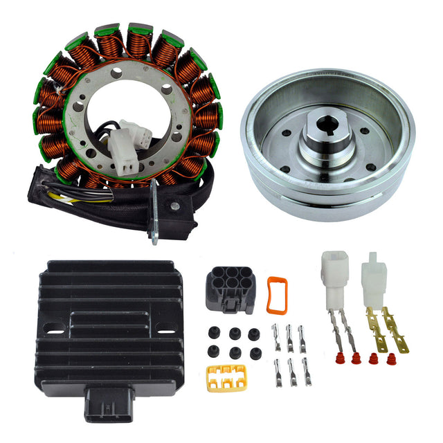 Photo of Kit Stator + Improved Magneto Flywheel + Regulator Rectifier for Suzuki LTA 400 Eiger / LTF 400 Eiger 2002-2007 by RM STATOR - Premium for UTVs / Side by Sides