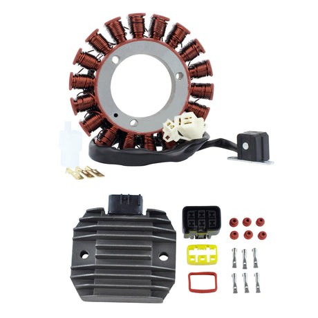Photo of Kit Generator Stator + Voltage Regulator for Yamaha V Star 1100 XVS1100 1999-2002 | # 5BN-81960-00-00 5EL-81410-00-00 by RM STATOR - Premium for UTVs / Side by Sides