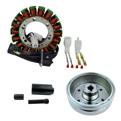 Photo of Kit Improved Flywheel + Flywheel Puller + Stator for Arctic Cat 375 400 TBX 400 Suzuki LTA / LTF 400 Eiger 2002-2008 by RM STATOR - Premium for UTVs / Side by Sides