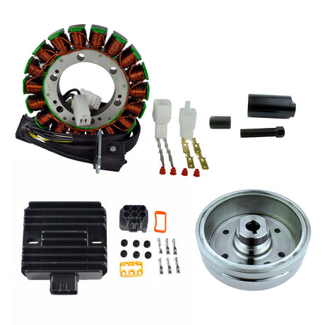 Photo of Kit Improved Flywheel + Flywheel Puller + Stator + Voltage Regulator Rectifier for Suzuki LTA / LTF 400 Eiger 2002-2007 by RM STATOR - Premium for UTVs / Side by Sides