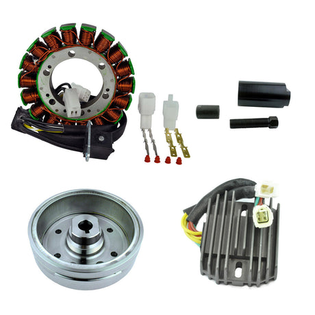 Photo of Kit Improved Flywheel + Flywheel Puller + Stator + Voltage Regulator for Arctic Cat 375 400 TBX / TRV 400 2002-2008 by RM STATOR - Premium for UTVs / Side by Sides