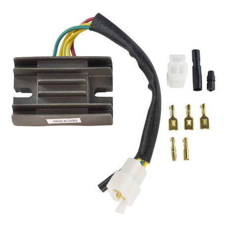 Photo of Voltage Regulator for Yamaha 250 Timberwolf Bear Tracker 350 Wolverine Warrior Big Bear 400 Kodiak 600 Grizzly 1995-2001 by RM STATOR - Premium for UTVs / Side by Sides