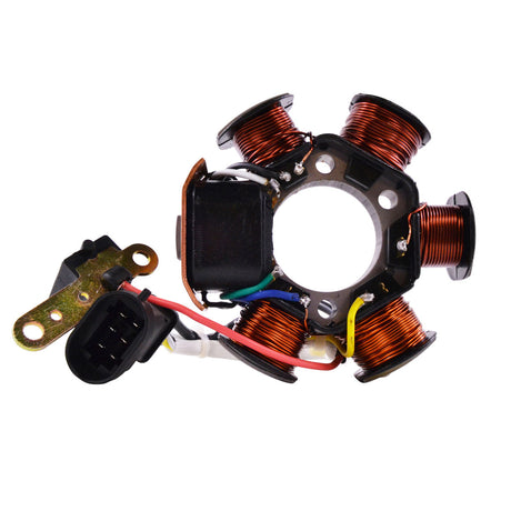 Photo of Stator for Aprilia Scooter Mojito 50 Custom Sport City 50 SR 50 R Ditech 2004-2012 | Vespa LX50 2T 2009-2012 by RM STATOR - Premium for UTVs / Side by Sides