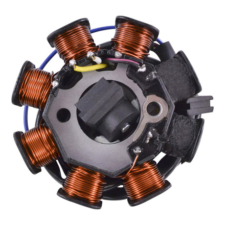 Photo of Stator for Scooter Moped Go Kart GY6 50 cc / QMB139 Engines - 8 Coils / 4 Wires by RM STATOR - Premium for UTVs / Side by Sides