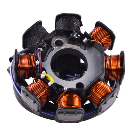 Photo of Stator for Scooter Moped Go Kart GY6 50 cc / QMB139 Engines - 8 Coils / 4 Wires by RM STATOR - Premium for UTVs / Side by Sides