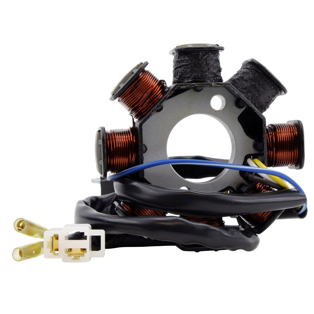 Photo of Stator for Scooter Moped Go Kart GY6 50 cc / QMB139 Engines - 8 Coils / 4 Wires by RM STATOR - Premium for UTVs / Side by Sides