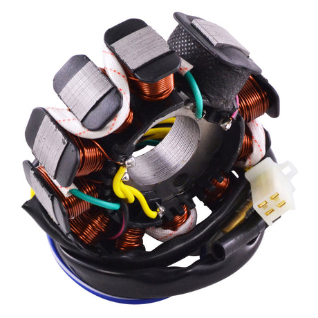 Photo of Stator for Scooter Moped Go Kart GY6 125cc 150cc / QMI152 QMI157 QMJ152 QMJ157 Engines - 11 Coils by RM STATOR - Premium for UTVs / Side by Sides