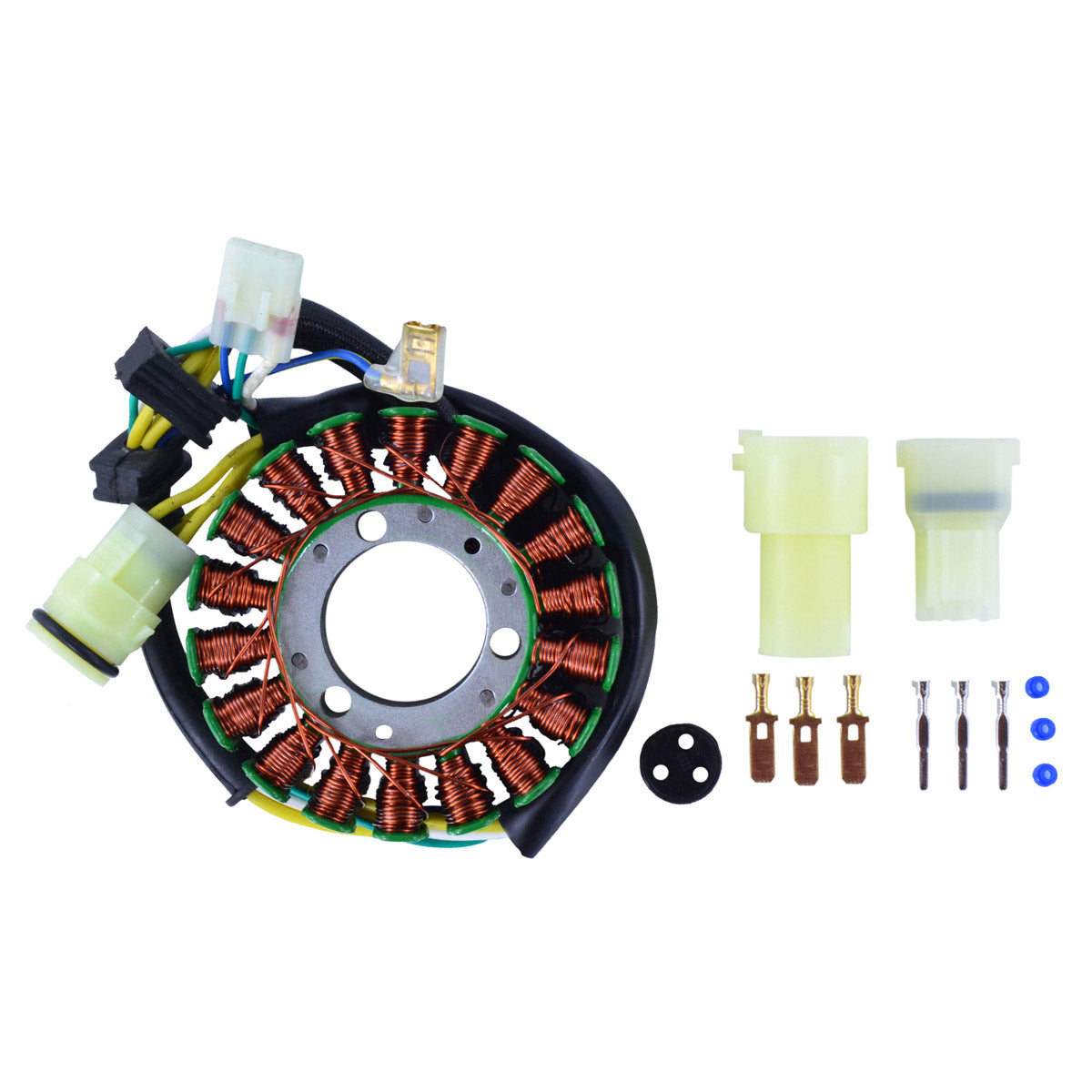 Photo of Mitsuba 18-pole Generator Stator for Honda TRX 300 2x4 & TRX 300 FW Fourtrax 4x4 1988-2000 by RM STATOR - Premium for UTVs / Side by Sides