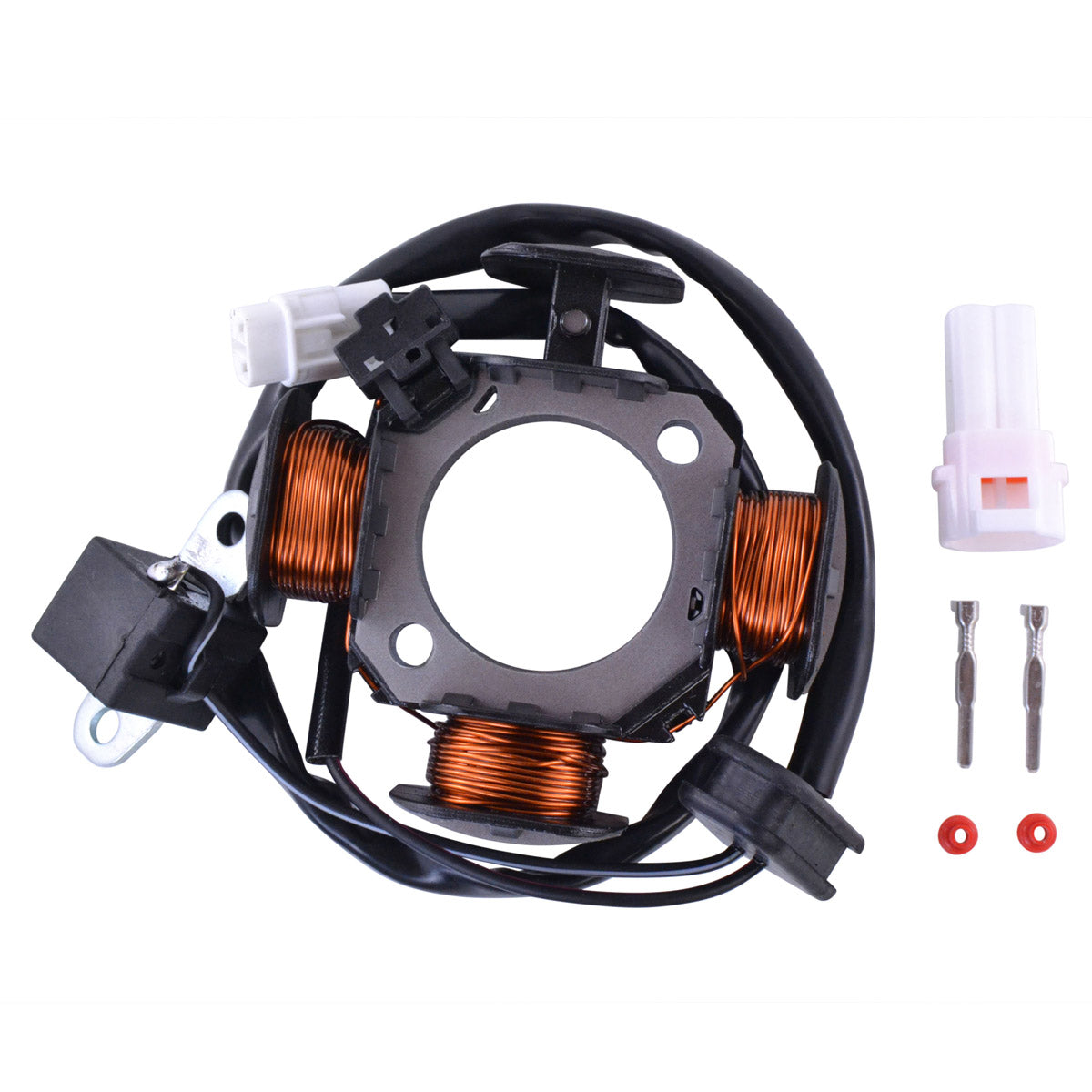 Photo of 4-Pole Stator for Suzuki LTZ 90 2007-2009 2014-2023 | LTZ 50 2006-2009 2016-2023 | 32101-43G00 / 32101-08H00 by RM STATOR - Premium for UTVs / Side by Sides