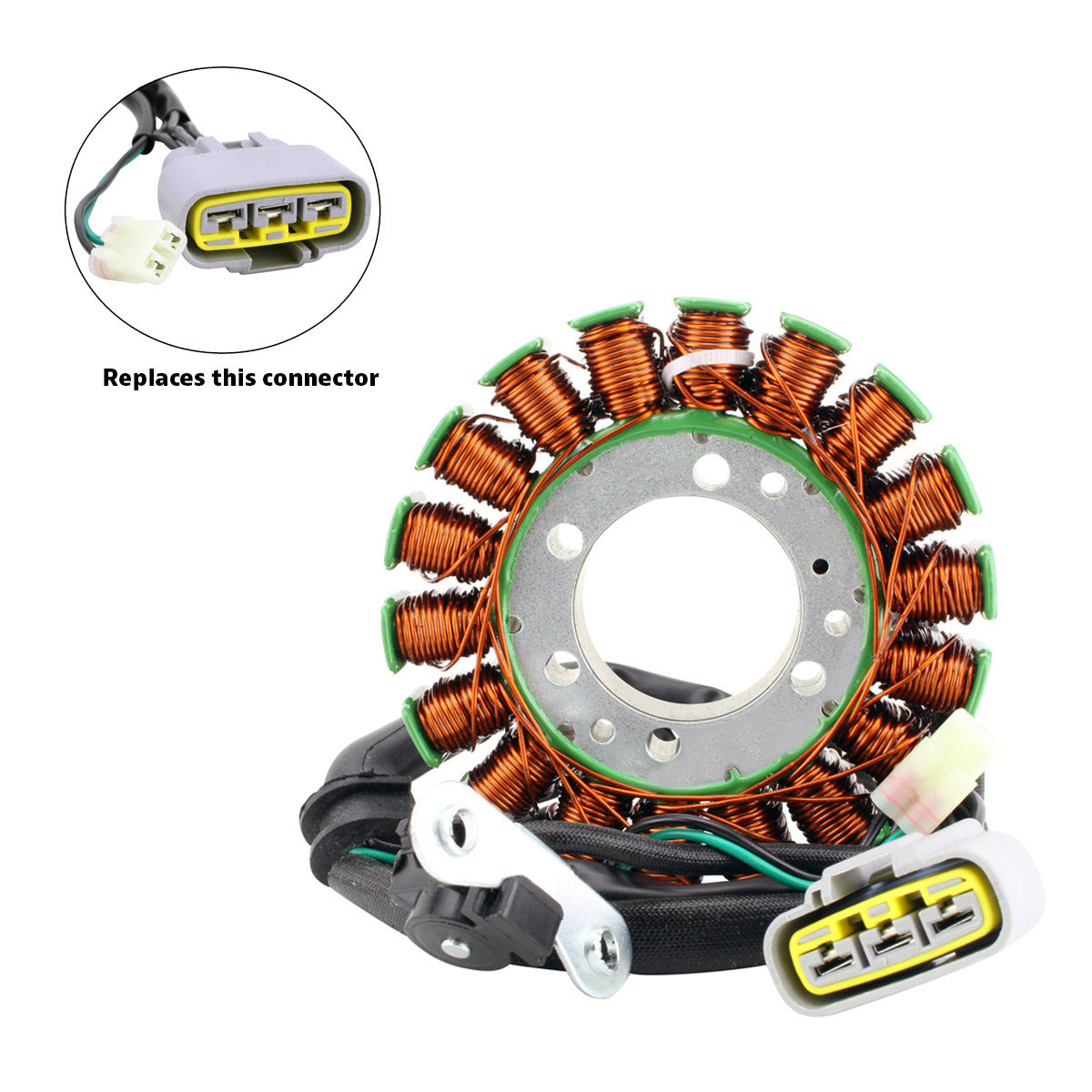 Photo of Generator Stator for Triumph Street Triple 660 S | Street Triple 675 / R | Street Triple 765 R / RS / S 2007-2020 by RM STATOR - Premium for UTVs / Side by Sides