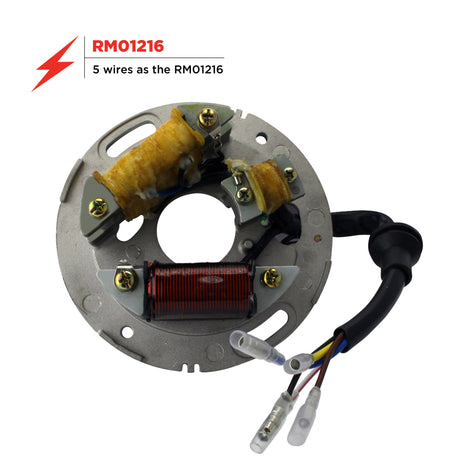 Photo of Stator for Yamaha Enticer 300 1984 | Enticer 340 LT 1984 1985 1986 OEM Repl.# 8W6-85510-20-00 by RM STATOR - Premium for UTVs / Side by Sides