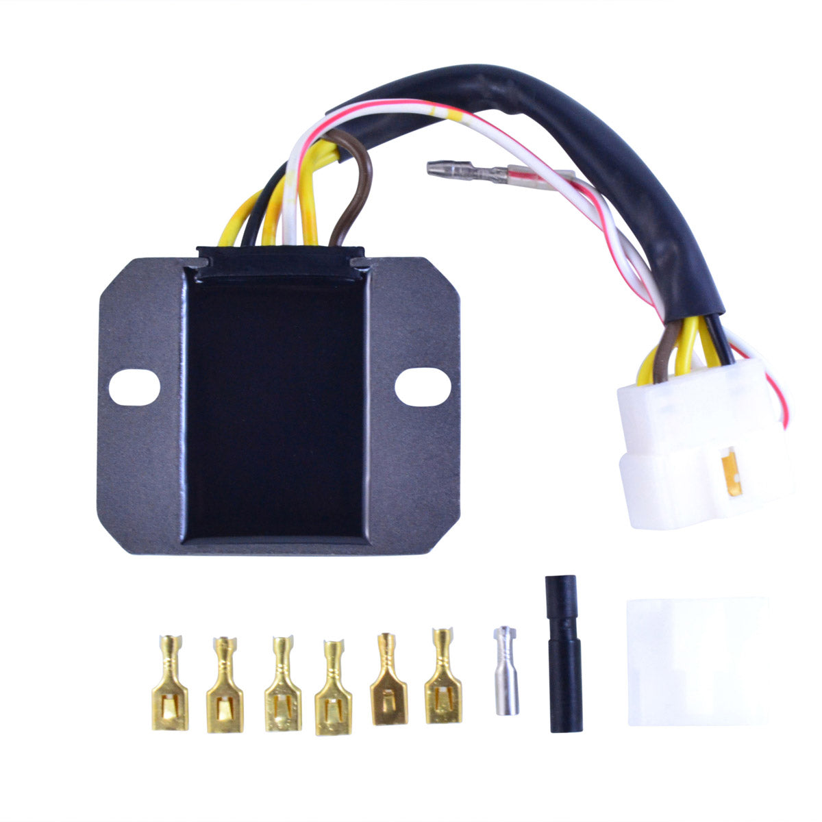 Photo of Voltage Regulator Rectifier for Kawasaki KZ 550 GPZ / KZ 650 / KZ 750 / KZ 1000 1977-1983 | 21066-1008 by RM STATOR - Premium for UTVs / Side by Sides