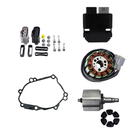 Photo of REVOLT Voltage Regulator + Stator + Flywheel + Gasket for Yamaha FZ1 1000 | FZ8 800 | Fazer 800 | Fazer 1000 2006-2014 by RM STATOR - Premium for UTVs / Side by Sides