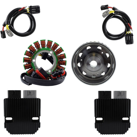Photo of REVOLT Voltage Regulator + SPLYT Stator + Flywheel for Polaris RZR / Ranger 900 1000 XP Turbo 2012-2025 4017285 4012941 by RM STATOR - Premium for UTVs / Side by Sides