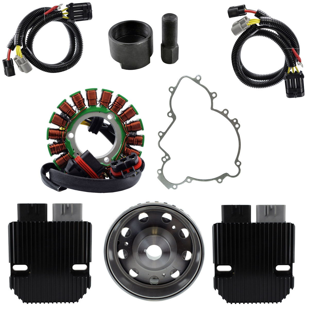 Photo of REVOLT Regulator + SPLYT Stator + Flywheel + Gasket for Polaris RZR | Ranger 900 1000 | Sportsman 570 2012-2025 4012941 by RM STATOR - Premium for UTVs / Side by Sides