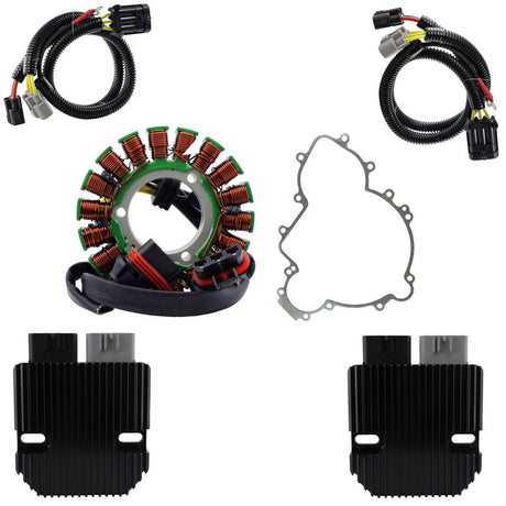 Photo of REVOLT Voltage Regulator + SPLYT Technology Stator + Gasket for Polaris RZR / Ranger 900 1000 / XP Turbo 2013-2024 by RM STATOR - Premium for UTVs / Side by Sides