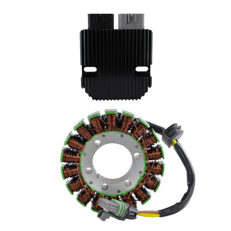 Photo of REVOLT Voltage Regulator + Stator for Polaris Ranger / Ranger Crew / RZR 4 / RZR 800 2011-2017 | # 4011982 / 4012941 by RM STATOR - Premium for UTVs / Side by Sides