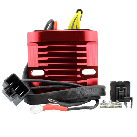 Photo of Machined Aluminum Mosfet Regulator with Bypass for Honda CBR 600 | VFR 800 2000-09 | Triumph Daytona 675 R 2006-2020 by RM STATOR - Premium for UTVs / Side by Sides