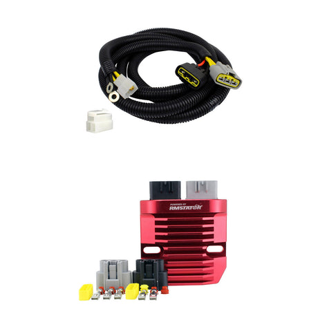 Photo of SERIES Machined Alum Regulator + Bypass Harness for Arctic Cat 400 | Triumph Bonneville 900 1996-22 | 3430-037 T1300819 by RM STATOR - Premium for UTVs / Side by Sides