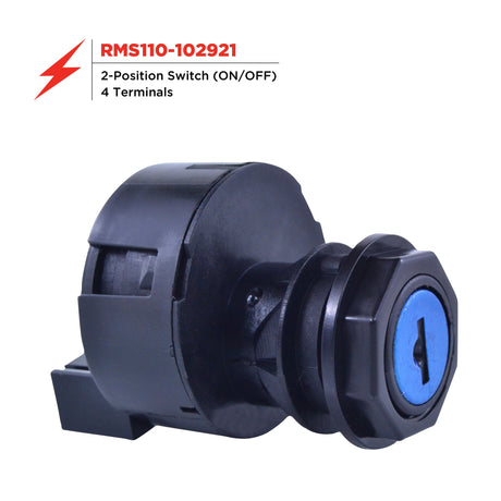 Photo of Ignition Key Switch for Ski-Doo Expedition / Grand Touring / GSX / Skandic WT / Tundra 550 2010-2022 | OEM 515177063 by RM STATOR - Premium for UTVs / Side by Sides