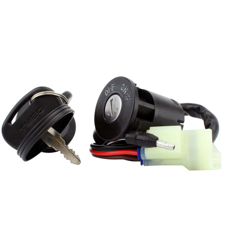 Photo of 3-Pos Ignition Key Switch for Arctic Cat 150 Utility 2x4 2009-2019 OEM Repl.# 3305-756 by RM STATOR - Premium for UTVs / Side by Sides