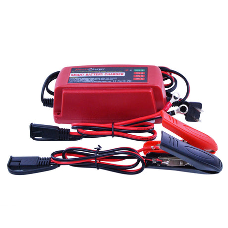 Photo of Universal Automatic IP65 Smart Battery Charger 12V / 5A / 100W by RM STATOR - Premium for UTVs / Side by Sides