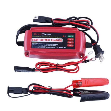 Photo of Universal Automatic IP65 Smart Battery Charger 12V / 5A / 100W by RM STATOR - Premium for UTVs / Side by Sides