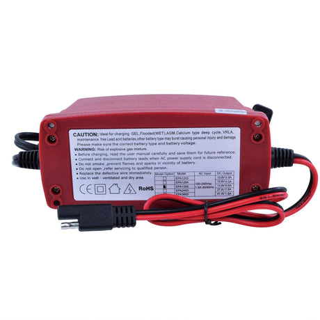 Photo of Universal Automatic IP65 Smart Battery Charger 12V / 5A / 100W by RM STATOR - Premium for UTVs / Side by Sides