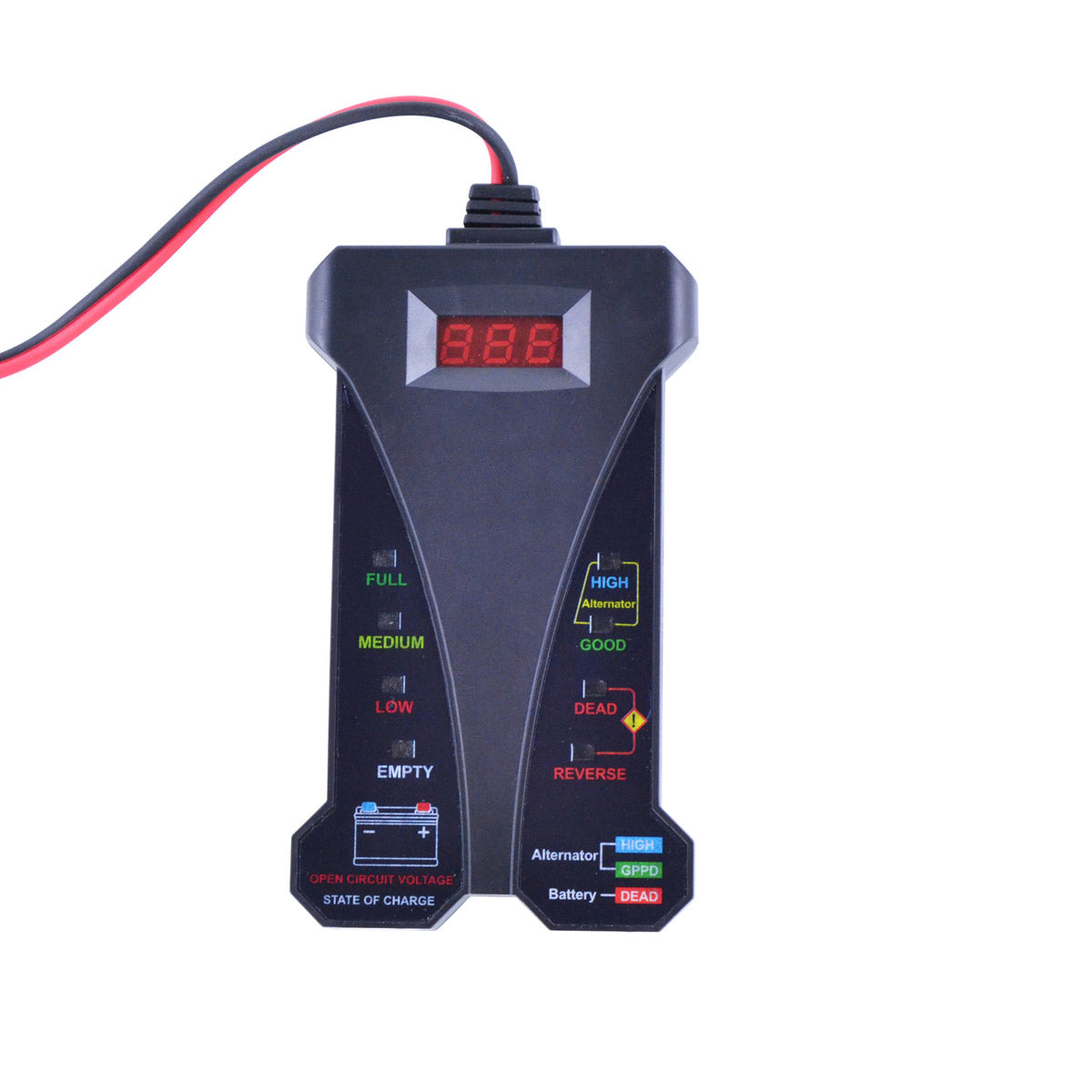 Photo of Universal 12 Volts Digital Battery Tester / Charging System Analyzer by RM STATOR - Premium for UTVs / Side by Sides