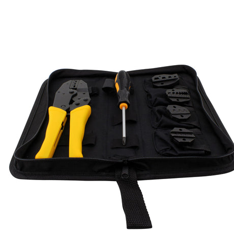 Photo of JX-D4 Multifunctional 4-in-1 Ratchet Crimping Tool 26-10 AWG Terminal Pliers Kit by RM STATOR - Premium for UTVs / Side by Sides
