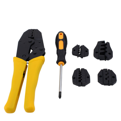 Photo of JX-D4 Multifunctional 4-in-1 Ratchet Crimping Tool 26-10 AWG Terminal Pliers Kit by RM STATOR - Premium for UTVs / Side by Sides