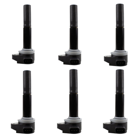 Photo of 6-Pack Ignition Stick Coil for Mercury 135-400 Verado 4 Stroke 6 Cyl. Pro | 75 80 90 100 115 EFI 4 | 2HC-82310-00-00 by RM STATOR - Premium for UTVs / Side by Sides