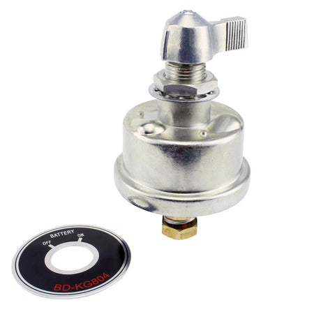 Photo of Universal 2 Post 125 amps / 12 V Master Battery Disconnect Switch SPST by RM STATOR - Premium for UTVs / Side by Sides
