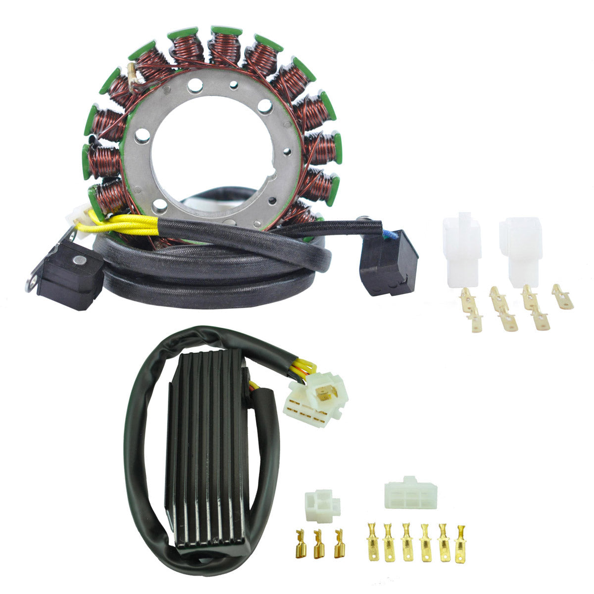 Photo of RM STATOR Kit Stator + Voltage Regulator Rectifier for Suzuki VS 1400 GL Intruder 1987-1995 by RM STATOR - Premium for UTVs / Side by Sides