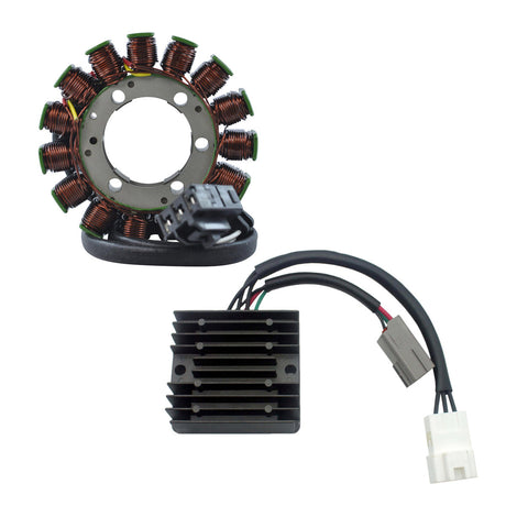 Photo of Kit Stator + Voltage Regulator Rectifier for Kawasaki Ninja ZX-6R 2007 2008 by RM STATOR - Premium for UTVs / Side by Sides