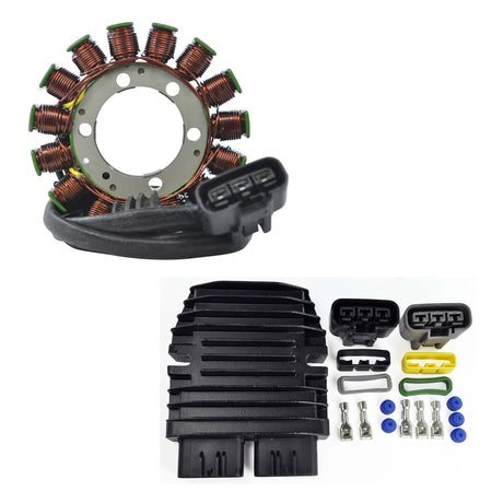 Photo of Kit Stator + Mosfet Voltage Regulator Rectifier for Yamaha YZF R1 2009-2014 | # 14B-81410-00-00 1D7-81960-00-00 by RM STATOR - Premium for UTVs / Side by Sides