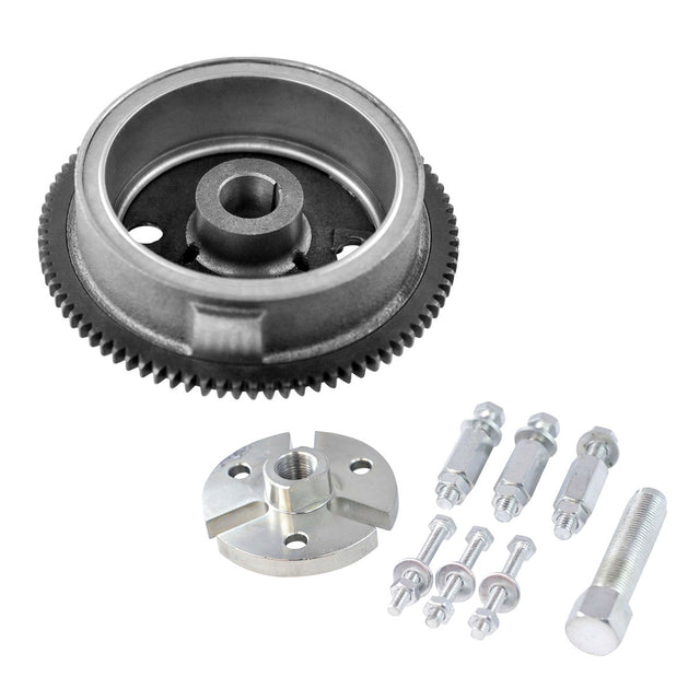 Photo of Kit Flywheel + Flywheel Puller for Polaris ATP Big Boss Magnum Scrambler Sportsman HO Worker 400 500 1997-2004 FF97 by RM STATOR - Premium for UTVs / Side by Sides