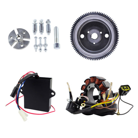Photo of Kit Stator + Flywheel + Puller + AC to DC Ignition Conversion Kit for Polaris Sportsman Big Boss Scrambler 500 2002-2003 by RM STATOR - Premium for UTVs / Side by Sides