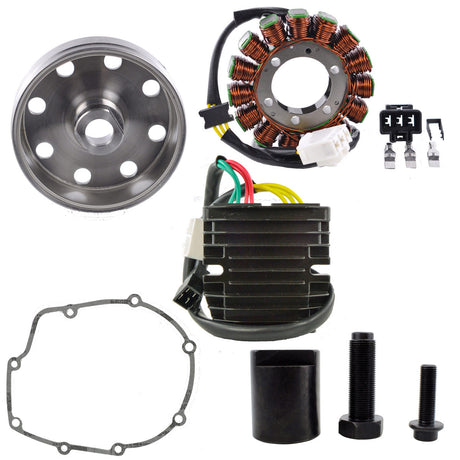 Photo of Improved Stator + Kokusan Flywheel + Mosfet Regulator + Puller Upgrade for Aprilia RSV4 / Tuono V4 1000 1100 2011-2020 by RM STATOR - Premium for UTVs / Side by Sides