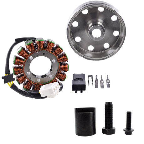 Photo of Improved Stator + Kokusan Flywheel Upgrade for Aprilia RSV4 2011-2020 / Tuono 1000 V4 2011-2015 / Tuono 1100 V4 2016-20 by RM STATOR - Premium for UTVs / Side by Sides