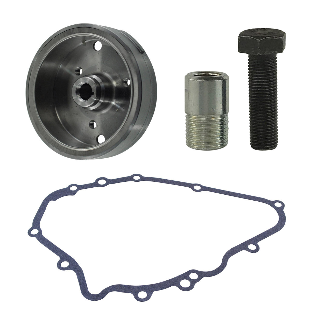 Photo of Kit Flywheel + Gasket + Flywheel Puller for Kawasaki VN 500 Vulcan / 454 LTD / Ninja 500 1985-1996 by RM STATOR - Premium for UTVs / Side by Sides