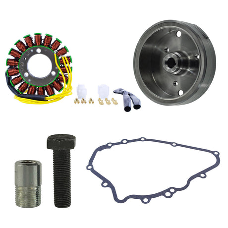 Photo of Kit Flywheel + Flywheel Puller + Gasket + Generator Stator for Kawasaki VN 500 Vulcan / 454 LTD / Ninja 500 1985-1996 by RM STATOR - Premium for UTVs / Side by Sides